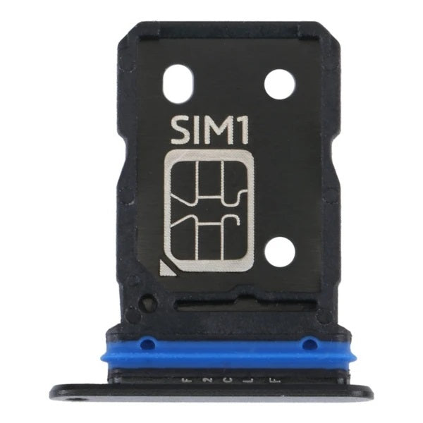 Sim Tray Slot Holder for Vivo X80 Black Zeespares Sim Tray Slot Holder for Vivo X80 Black Zeespares